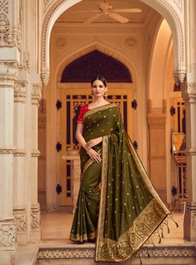 Ruby By Pankh Designer Embroidered Wedding Saree Collection